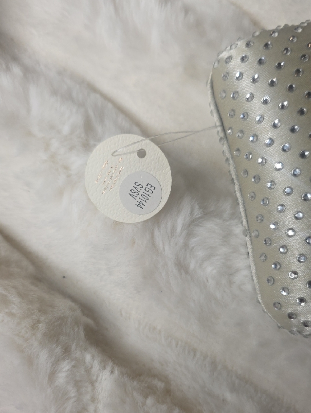 Elegant Silver Crystal-Stud Evening Clutch - Picture 5 of 7
